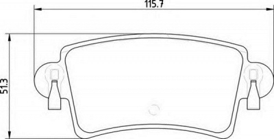 MAGNETI MARELLI 363710201246 -  Комплект тормозных колодок, дисковый тормоз